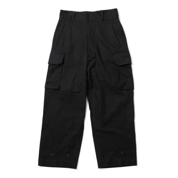 【美品】blurhms Cotton Serge 47 Pants ブラック 2 Cotton Serge 47 Pants(2(MEN) Black/ブラック): blurhms ROOTSTOCK