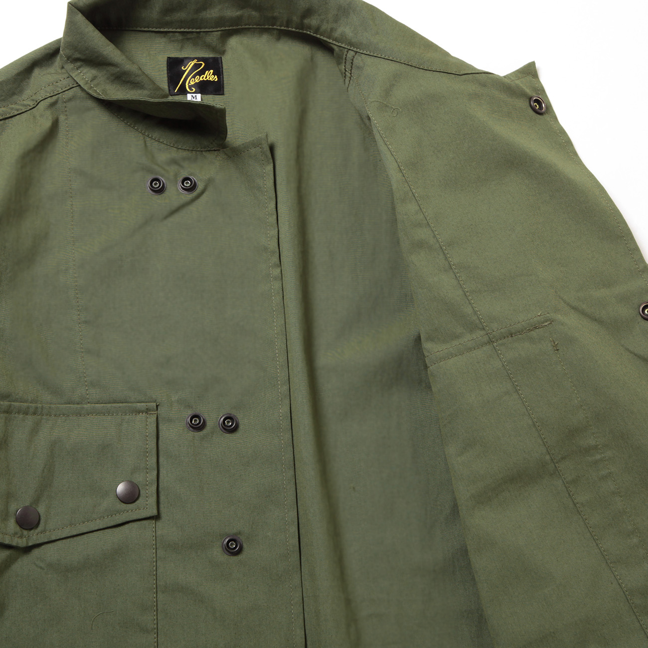 Needles / ニードルズ | Miles Jacket - Poly Chambray - Olive | 通販
