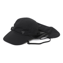 South2 West8 / サウスツーウエストエイト | Sunshade Cap - Nylon Ripstop - Black