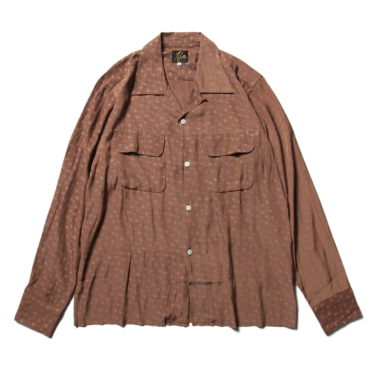 Needles / ニードルズ | C.O.B. Classic Shirt - Floret Jq. - Brown