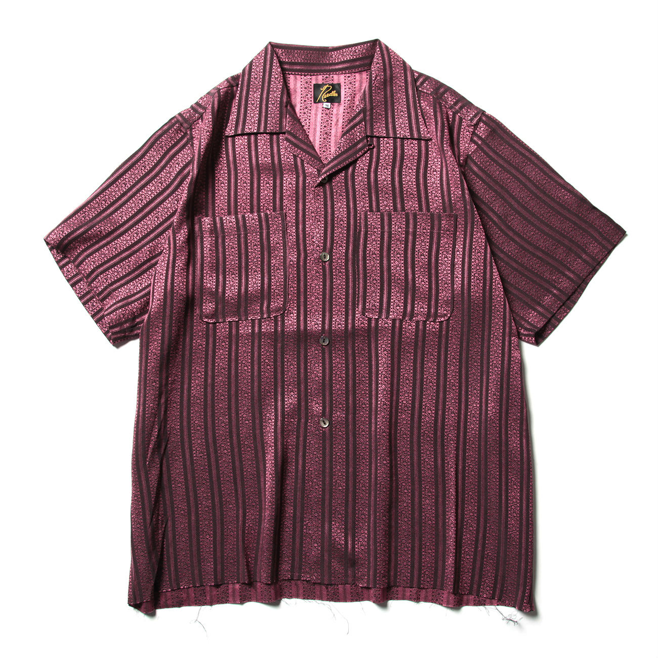 Needles / ニードルズ | C.O.B. S/S One-Up Shirt - Fine Pattern Jq. - Stripe | 通販  - 正規取扱店 | COLLECT STORE / コレクトストア