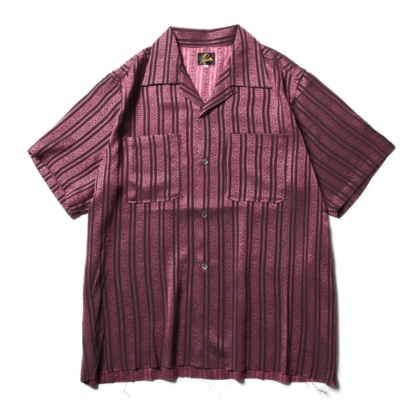 Needles / ニードルズ | C.O.B. S/S One-Up Shirt - Fine Pattern Jq