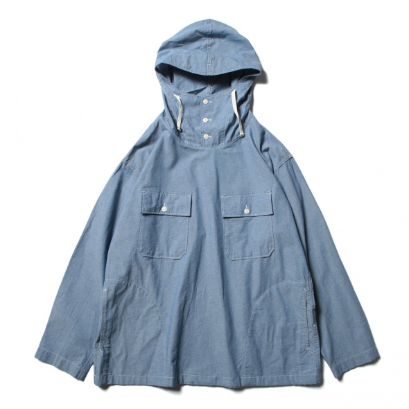 Cagoule Shirt - Cotton Chambray - Lt.Blue