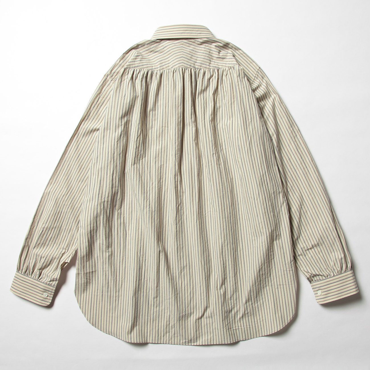 Needles / ニードルズ | Pinhole EDW Shirt - Cotton Stripe - Beige