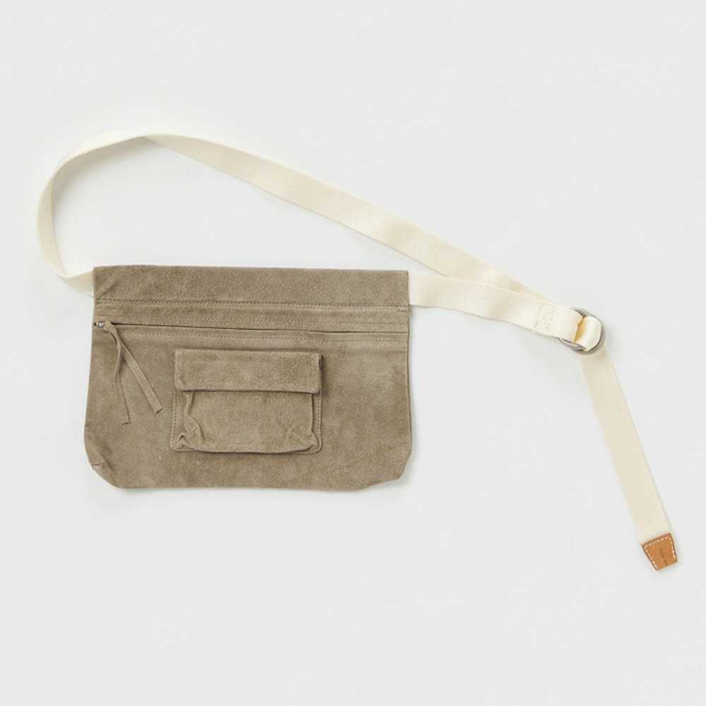 waist belt bag wide - Beige